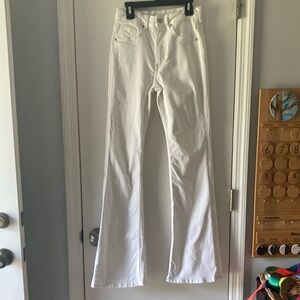Women's White Flared Jeans